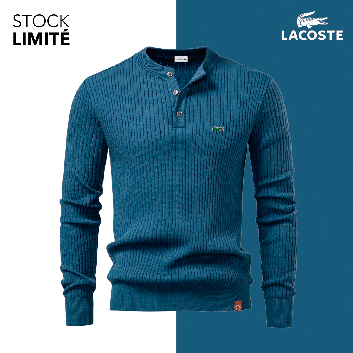 Maglione a coste aristocratico 